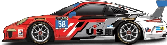 58번 포르쉐 911 GT 아메리카