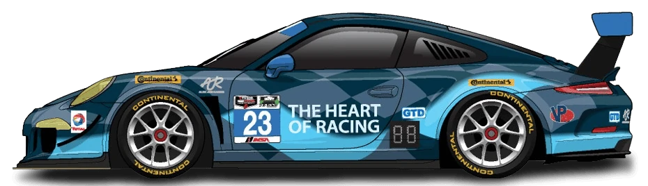 23번 포르쉐 911 GT 아메리카