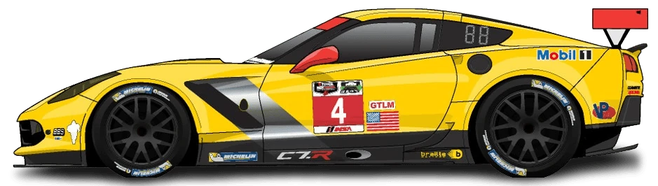 4번 쉐보레 콜벳 C7.R