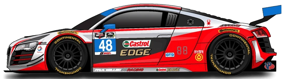 48번 아우디 R8 LMS 울트라