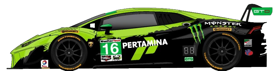16번 람보르기니 우라칸 GT3