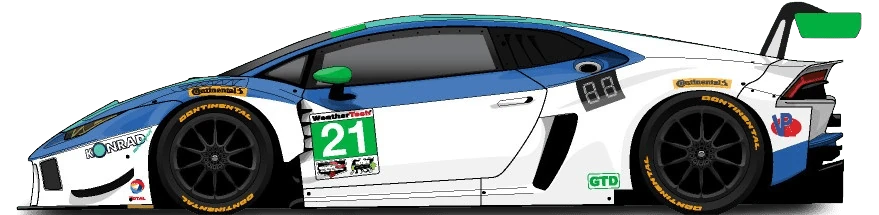 21번 람보르기니 우라칸 GT3