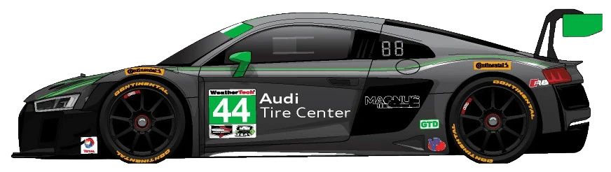 44번 아우디 R8 LMS