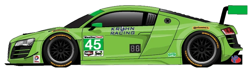 45번 아우디 R8 LMS 울트라