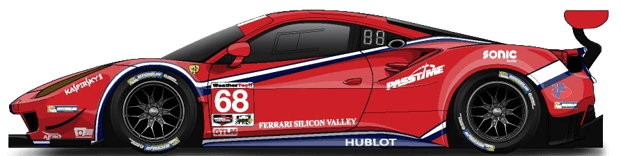 68번 페라리 488 GTE