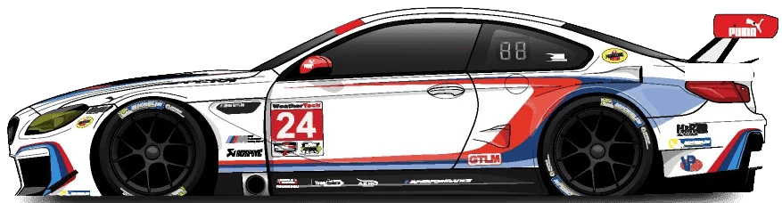24번 BMW M6 GTLM