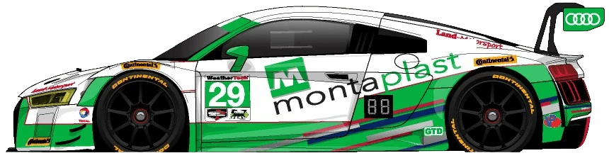29번 아우디 R8 LMS