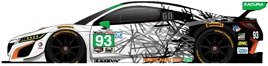 93번 아큐라 NSX GT3