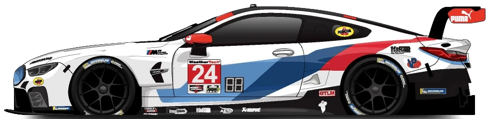 24번 BMW M8 GTE