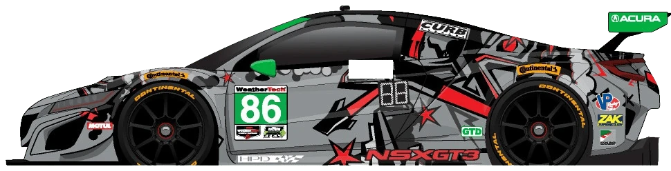 86번 아큐라 NSX GT3