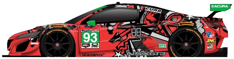93번 아큐라 NSX GT3