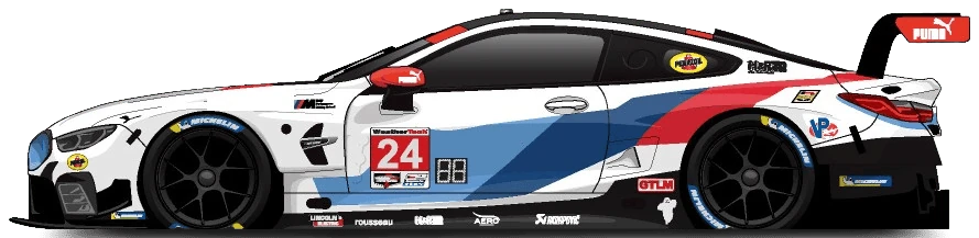 24번 BMW M8 GTE