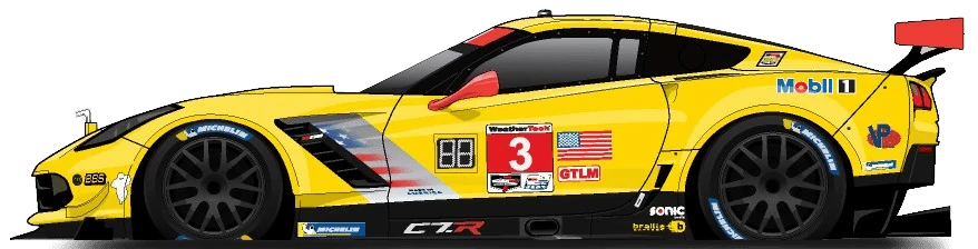 3번 쉐보레 콜벳 C7.R