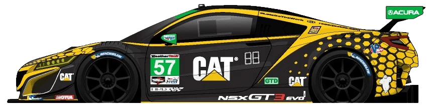 57번 아큐라 NSX GT3 Evo