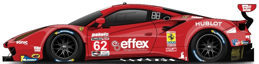 62번 페라리 488 GTE Evo
