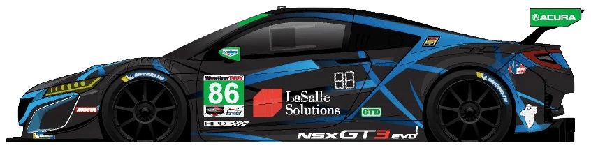 86번 아큐라 NSX GT3 Evo
