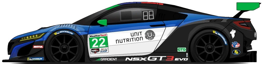 22번 아큐라 NSX GT3 Evo