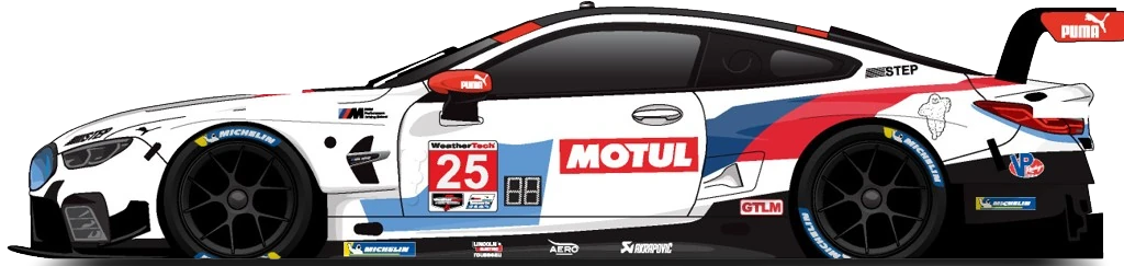 25번 BMW M8 GTE