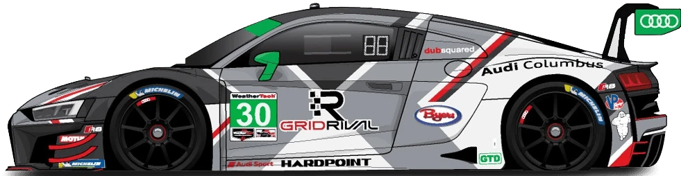 30번 아우디 R8 LMS Evo