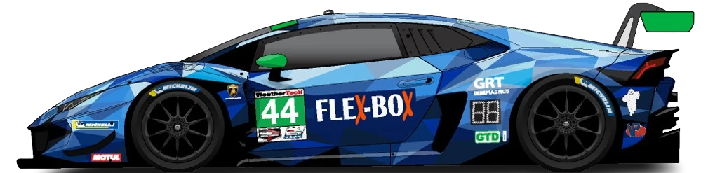 44번 람보르기니 우라칸 GT3 Evo