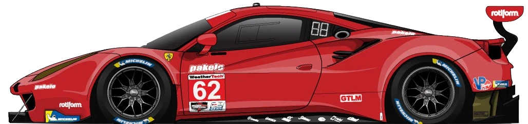 62번 페라리 488 GTE Evo