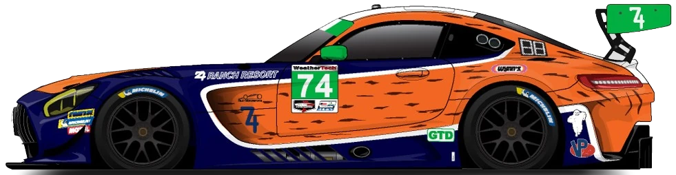 74번 메르세데스-AMG GT3 Evo