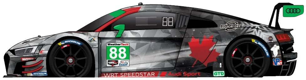 88번 아우디 R8 LMS Evo