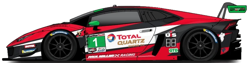 1번 람보르기니 우라칸 GT3 Evo