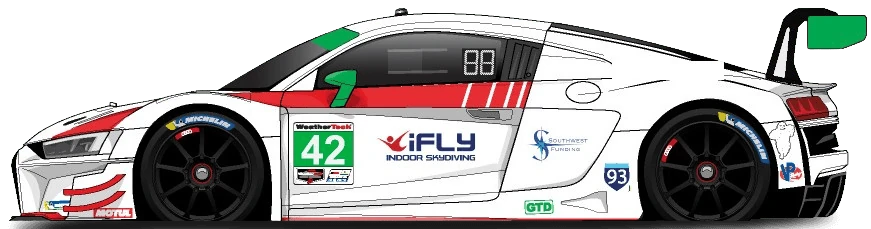 42번 아우디 R8 LMS Evo