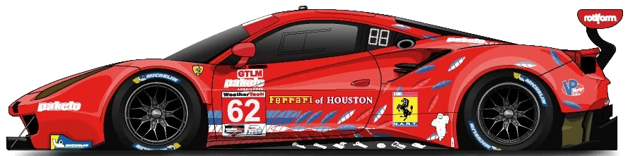 62번 페라리 488 GTE Evo