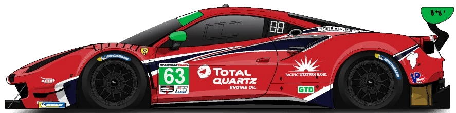 63번 페라리 488 GT3 Evo 2020