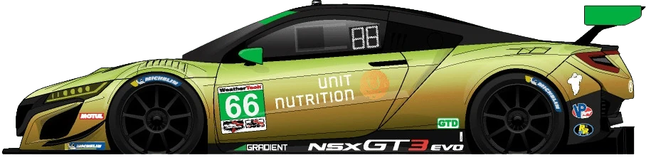 66번 아큐라 NSX GT3 Evo