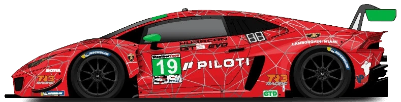 19번 람보르기니 우라칸 GT3 Evo