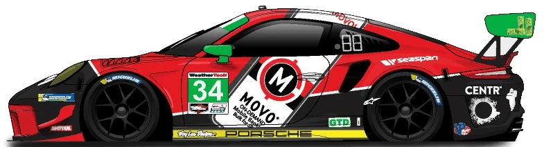 34번 포르쉐 911 GT3 R