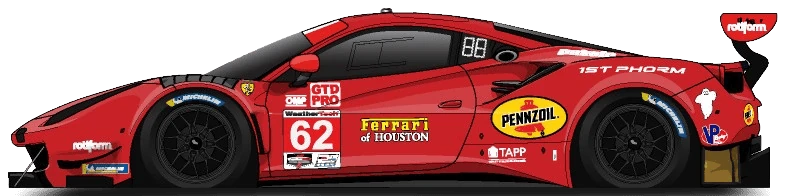 62번 페라리 488 GT3 Evo 2020