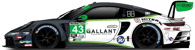 43번 포르쉐 911 GT3 R