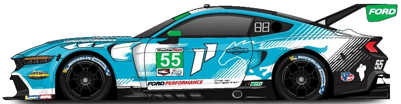 55번 포드 머스탱 GT3