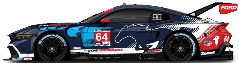 64번 포드 머스탱 GT3