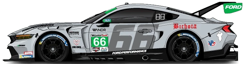 66번 포드 머스탱 GT3