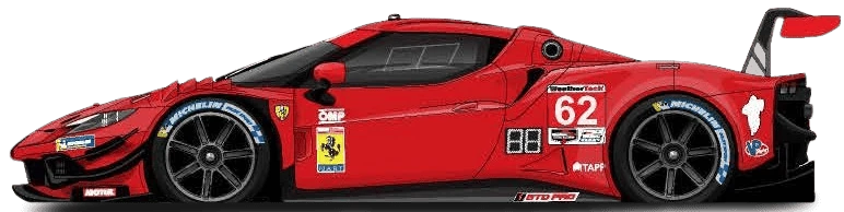 62번 페라리 296 GT3 Evo