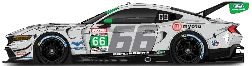 66번 포드 머스탱 GT3 Evo