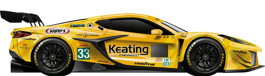 33번 쉐보레 콜벳 Z06 LMGT3.R